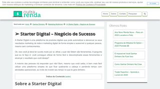 
                            6. Starter Digital - Negócio de Sucesso - Outra Renda