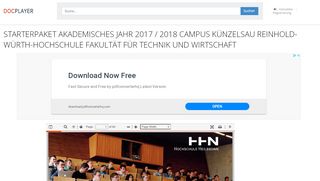 
                            12. STARTERPAKET AKADEMISCHES JAHR 2017 / 2018 CAMPUS ...