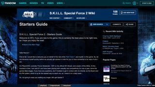 
                            12. Starters Guide | S.K.I.L.L. Special Force 2 Wiki | FANDOM powered by ...