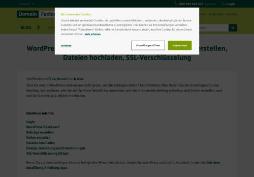 
                            11. Starthilfe für WordPress-Anfänger: Anmelden, Beiträge und Seiten ...