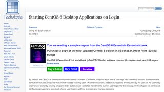 
                            7. Starting CentOS 6 Desktop Applications on Login - Techotopia