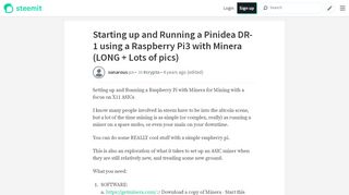 
                            5. Starting up and Running a Pinidea DR-1 using a Raspberry Pi3 with ...