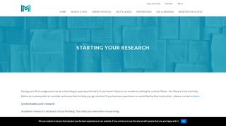 
                            10. Starting Your Research | IMI Library