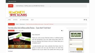 
                            4. StartJob.online and LetShare.online review - Scam alert! Truth here!