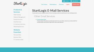 
                            3. StartLogic E-Mail Services