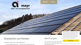 
                            5. Startseite - a2 mayr solar- und energietechnik