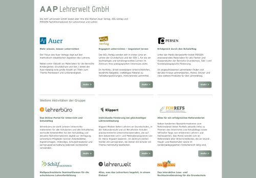 
                            4. Startseite · AAP Lehrerfachverlage GmbH