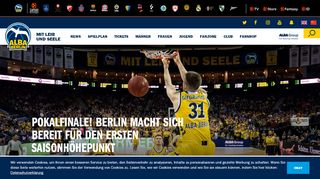 
                            8. Startseite - ALBA BERLIN Basketballteam