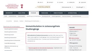 
                            4. Startseite Bewerbung - Uni Tübingen