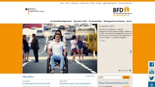 
                            7. Startseite: Bundesfreiwilligendienst.de