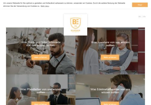
                            2. Startseite - Burger Edelmetalle AG