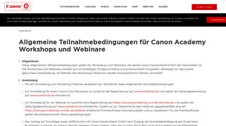 
                            11. Startseite - Canon Academy