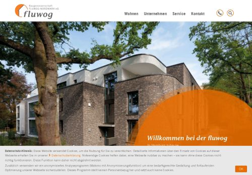 
                            1. Startseite der Baugenossenschaft - FLUWOG-NORDMARK eG