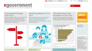 
                            9. Startseite E-Government Schweiz - www.egovernment.ch