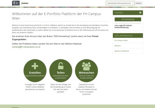 
                            10. Startseite - E-Portfolio - FH Campus Wien