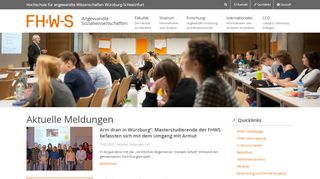 
                            7. Startseite :: Fakultät Angewandte Sozialwissenschaften (FAS) :: FHWS ...