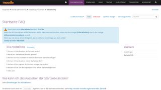 
                            12. Startseite FAQ – MoodleDocs - Moodle.org