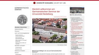 
                            4. Startseite - Germanistisches Seminar - Universität Heidelberg