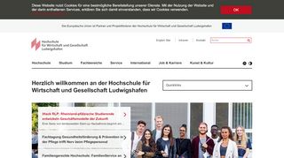 
                            12. Startseite - Hochschule für Wirtschaft und Gesellschaft Ludwigshafen