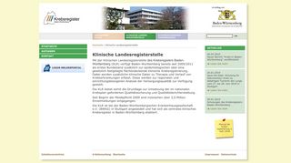 
                            7. Startseite KLR: Krebsregister Baden-Württemberg (BW)