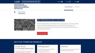 
                            7. Startseite — Professur für Werkstofftechnik ... - TU Dresden