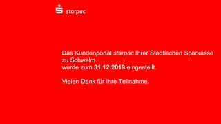 
                            7. Startseite Sparkasse Schwelm - Kundenportal