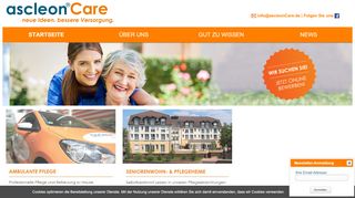 
                            1. Startseite - www.ascleoncare.de