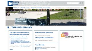 
                            11. Startseite - Zentrum für Sprachen - Uni Würzburg