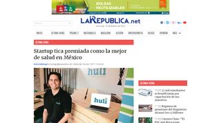 
                            10. Startup tica premiada como la mejor de salud en México - La República