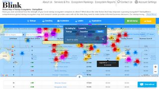 
                            8. StartupBlink: Global Map of Startups & Ecosystem Rankings