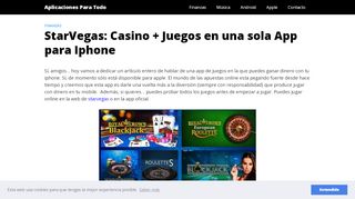 
                            8. StarVegas: Casino + Juegos en una sola App para Iphone - Apps para ...