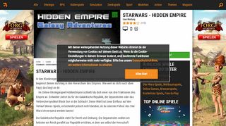 
                            8. StarWars - Hidden Empire kostenlos spielen | Browsergames.de