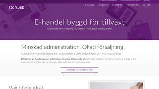 
                            2. Starweb: E-handelslösning byggd för tillväxt och automatiska flöden