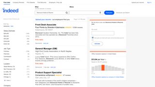 
                            7. Starwood Hotels & Resorts Jobs, Employment | Indeed.com