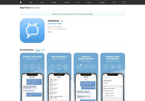 
                            4. stashcat im App Store - iTunes - Apple