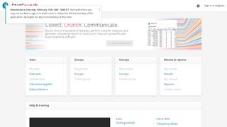 
                            4. StatCrunch - Data analysis on the Web