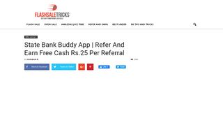 
                            11. State Bank Buddy App | Refer And Earn Free Cash Rs.25 Per Referral ...