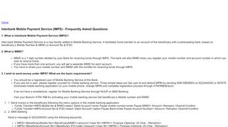 
                            13. State Bank FreedoM - FAQ - IMPS - OnlineSBI