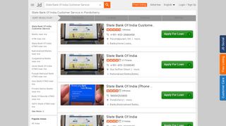 
                            9. State Bank Of India Customer Service in Pondicherry - Justdial