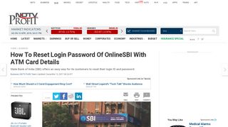 
                            10. State Bank Of India: How To Reset Login Password Of OnlineSBI With ...