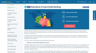 
                            7. State Bank of India Mobile Banking - BankBazaar