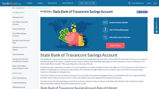 
                            11. State Bank of Travancore Savings Account Online - BankBazaar