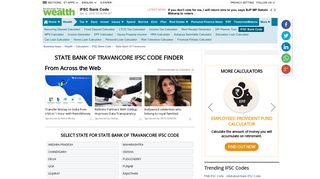
                            5. state bank of travancore - The Economic Times