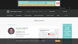 
                            7. State Bar of Texas | Find A Lawyer | James D. Runzheimer