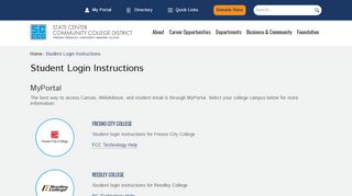 
                            7. State Center Community District : Student Login Instructions