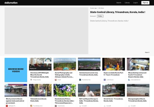 
                            9. State Central Library, Trivandrum, Kerala, India ! - video dailymotion
