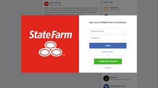 
                            4. State Farm - Need to check your claim status on the go?... | Facebook