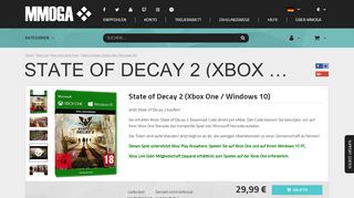 
                            13. State of Decay 2 Xbox One / Windows 10 kaufen - MMOGA