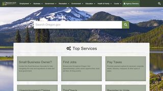 
                            3. State of Oregon : Oregon.gov Home Page : State of Oregon