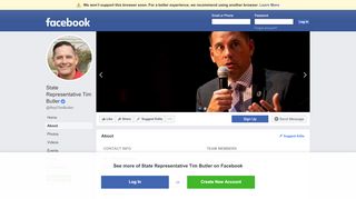 
                            10. State Representative Tim Butler - About | Facebook